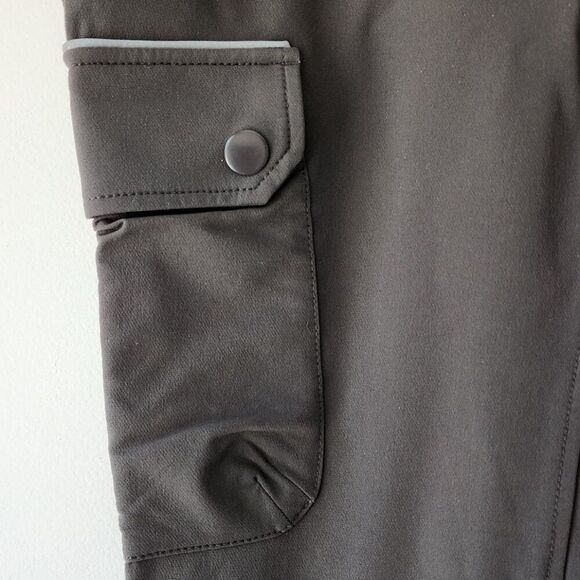 Duluth Flexpedition Pants | Size 6 Tall | Gray Slim Leg Cargo Pockets Gray Lined - Picture 5 of 9